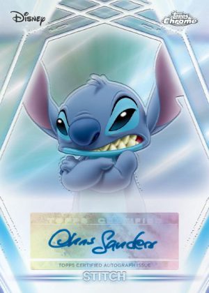 2026 Topps Disney Neon Chrome Neon Etch Auto Chris Sanders as Stitch MOCK UP 2026 Topps Disney Neon Chrome Neon Etch Auto Chris Sanders as Stitch MOCK UP