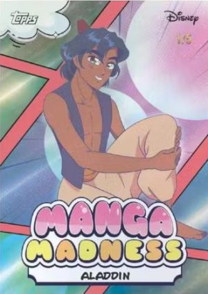 2026 Topps Disney Neon Manga Madness Aladdin MOCK UP 2026 Topps Disney Neon Manga Madness Aladdin MOCK UP