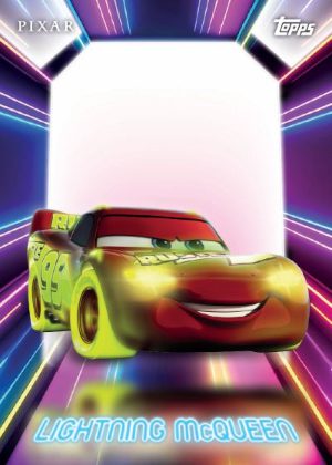 2026 Topps Disney Neon Neon Lights Lightning McQueen MOCK UP 2026 Topps Disney Neon Neon Lights Lightning McQueen MOCK UP