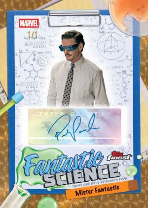 2026 Topps Finest Fantastic Four 65th Anniversary Fantastic Science Auto SuperFractor Pedro Pascal as Mister Fantastic MOCK UP 2026 Topps Finest Fantastic Four 65th Anniversary Fantastic Science Auto SuperFractor Pedro Pascal as Mister Fantastic MOCK UP