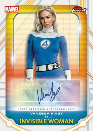 2026 Topps Finest Fantastic Four 65th Anniversary Finest Auto Vanessa Kirby as Invisible Woman MOCK UP 2026 Topps Finest Fantastic Four 65th Anniversary Finest Auto Vanessa Kirby as Invisible Woman MOCK UP