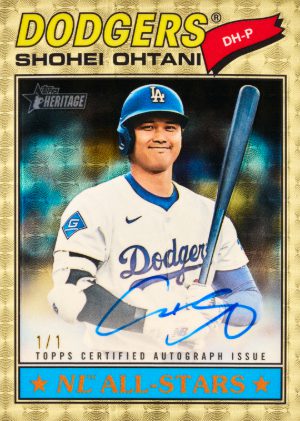 2026 Topps Heritage Baseball Base Chrome Auto SuperFractor Shohei Ohtani MOCK UP 2026 Topps Heritage Baseball Base Chrome Auto SuperFractor Shohei Ohtani MOCK UP