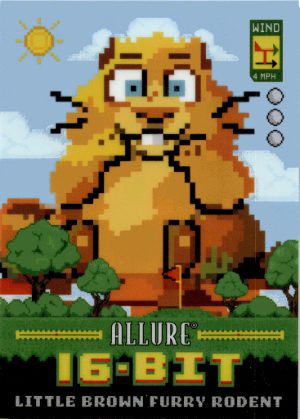 2026 Upper Deck Allure Gold 16-Bit Little Brown Furry Rodent