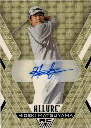 2026 Upper Deck Allure Gold Base Rookies Auto Golden Treasures Hideki Matsuyama