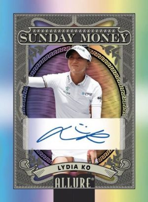2026 Upper Deck Allure Gold Sunday Money Auto Lydia Ko MOCK UP