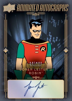 2026 Upper Deck Batman The Animated Series Animated Auto Loren Lester as Robin MOCK UP