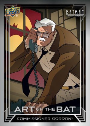 2026 Upper Deck Batman The Animated Series Art of the Bat Commissioner Gordon MOCK UP