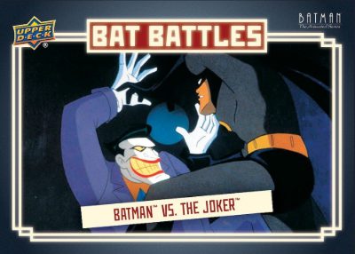 2026 Upper Deck Batman The Animated Series Bat Battles Batman vs The Joker MOCK UP