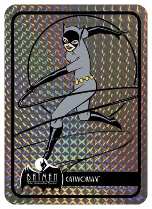 2026 Upper Deck Batman The Animated Series Bat Stickers Catwoman MOCK UP