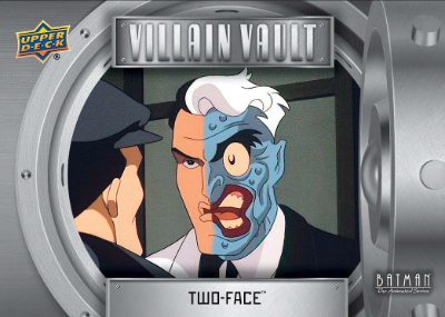 2026 Upper Deck Batman The Animated Series Villain Vault Two-Face MOCK UP
