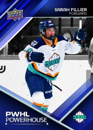 2026 Upper Deck National Hockey Card Day PWHL Powerhouses Sarah Fillier MOCK UP