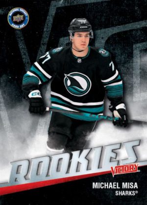 2026 Upper Deck National Hockey Card Day UD Victory Black Rookies Michael Misa MOCK UP
