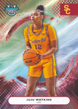 2025-26 Bowman Best University Basketball Base Juju Watkins MOCK UP