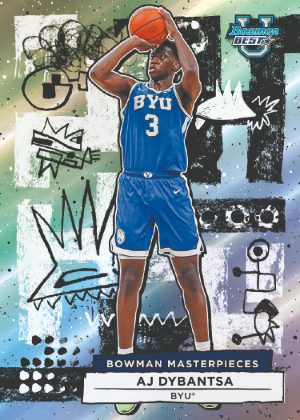 2025-26 Bowman Best University Basketball Bowman Masterpieces AJ Dybantsa MOCK UP