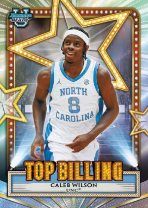 2025-26 Bowman Best University Basketball Top Billing Caleb Wilson MOCK UP