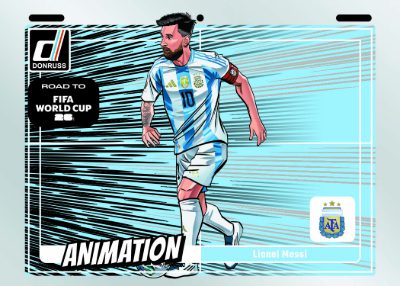 2025-26 Donruss Road to FIFA World Cup 26 Animation Lionel Messi MOCK UP