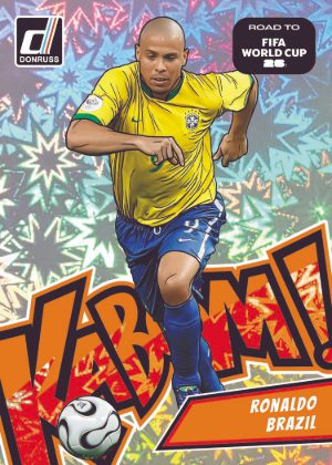 2025-26 Donruss Road to FIFA World Cup 26 Kaboom Ronaldo MOCK UP