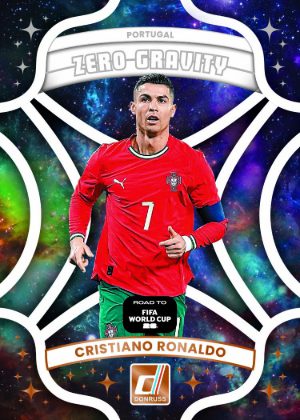 2025-26 Donruss Road to FIFA World Cup 26 Zero Gravity Cristiano Ronaldo MOCK UP