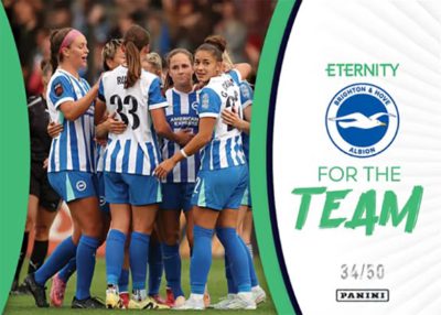 2025-26 Panini Eternity Women's Super League Soccer For The Team Green Brighton MOCK UP