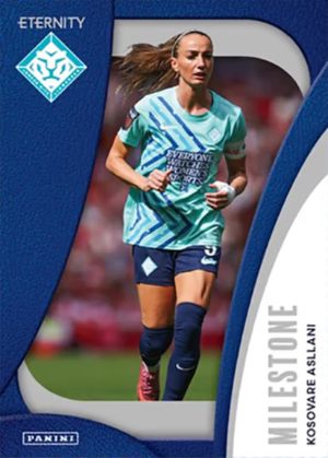 2025-26 Panini Eternity Women's Super League Soccer Milestone Kosovare Asllani MOCK UP