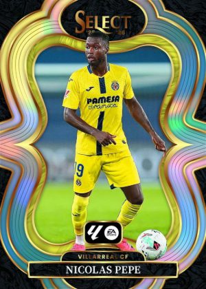 2025-26 Panini Select La Liga Base Mezzanine Silver Nicolas Pepe MOCK UP