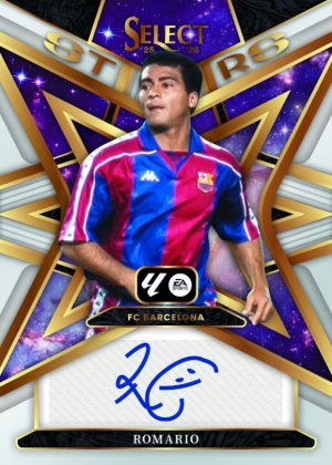 2025-26 Panini Select La Liga Select Stars Signatures Romario MOCK UP