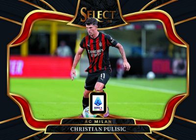 2025-26 Panini Select Serie A Soccer Base Field Level Black Christian Pulisic MOCK UP