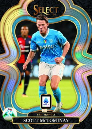 2025-26 Panini Select Serie A Soccer Base Mezzanine Silver Scott McTominay MOCK UP