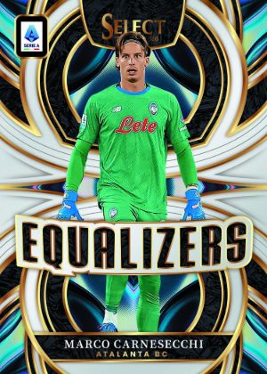 2025-26 Panini Select Serie A Soccer Equalizers Marco Carnesecchi MOCK UP