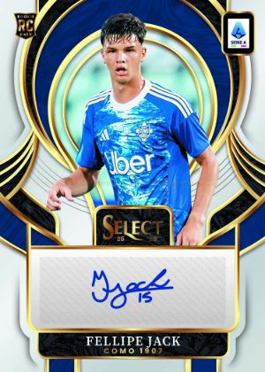 2025-26 Panini Select Serie A Soccer Select Signatures Fellipe Jack MOCK UP