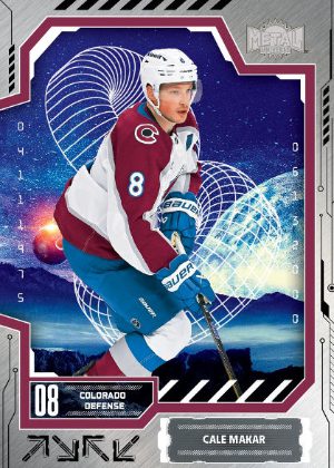 2025-26 SkyBox Metal Universe Hockey Base Cale Makar MOCK UP 2025-26 SkyBox Metal Universe Hockey Base Cale Makar MOCK UP