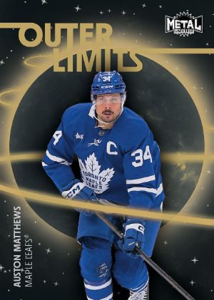 2025-26 SkyBox Metal Universe Hockey Outer Limits Gold Auston Matthews MOCK UP 2025-26 SkyBox Metal Universe Hockey Outer Limits Gold Auston Matthews MOCK UP