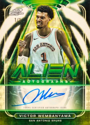 2025-26 Topps Cosmic Chrome Basketball Alien Auto SuperFractor Victor Wembanyama MOCK UP 2025-26 Topps Cosmic Chrome Basketball Alien Auto SuperFractor Victor Wembanyama MOCK UP