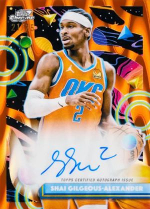 2025-26 Topps Cosmic Chrome Basketball Cosmic Chrome Auto II Shai Gilgeous-Alexander MOCK UP 2025-26 Topps Cosmic Chrome Basketball Cosmic Chrome Auto II Shai Gilgeous-Alexander MOCK UP