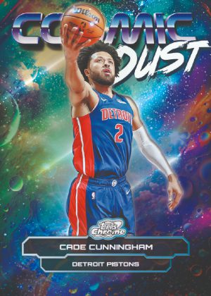 2025-26 Topps Cosmic Chrome Basketball Cosmic Dust Cade Cunningham MOCK UP 2025-26 Topps Cosmic Chrome Basketball Cosmic Dust Cade Cunningham MOCK UP