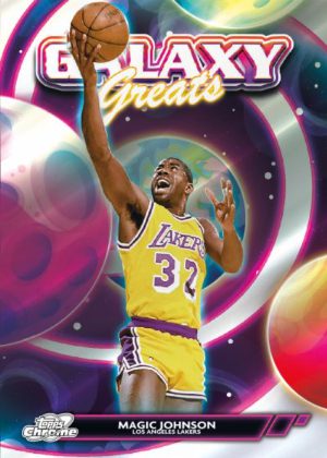 2025-26 Topps Cosmic Chrome Basketball Galaxy Greats Magic Johnson MOCK UP 2025-26 Topps Cosmic Chrome Basketball Galaxy Greats Magic Johnson MOCK UP