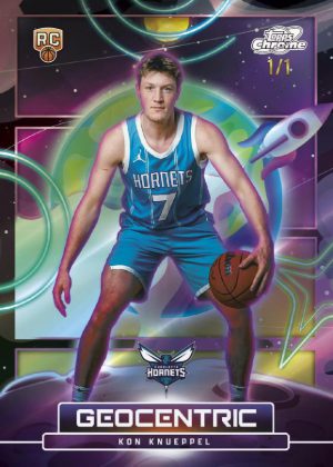 2025-26 Topps Cosmic Chrome Basketball Geocentric Kon Knuppel MOCK UP 2025-26 Topps Cosmic Chrome Basketball Geocentric Kon Knuppel MOCK UP