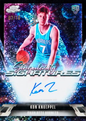 2025-26 Topps Cosmic Chrome Basketball Singularity Signatures Black Kon Knueppel MOCK UP 2025-26 Topps Cosmic Chrome Basketball Singularity Signatures Black Kon Knueppel MOCK UP