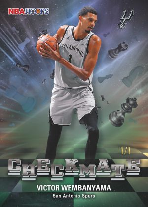 2025-26 Topps NBA Hoops Checkmate Victor Wembanyama MOCK UP