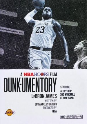 2025-26 Topps NBA Hoops Dunk-umentory LeBron James MOCK UP