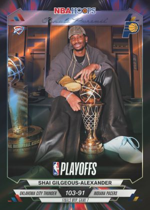 2025-26 Topps NBA Hoops Finals Pursuit SGA MOCK UP