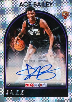 2025-26 Topps NBA Hoops Hoops 1989 Throwback Signatures Ace Bailey MOCK UP