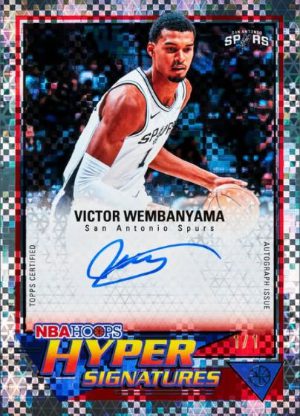 2025-26 Topps NBA Hoops Hoops Hyper Signatures Victor Wembanyama MOCK UP
