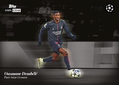 2025-26 Topps Simplicidad UEFA Base Velocidad Ousmane Dembele MOCK UP