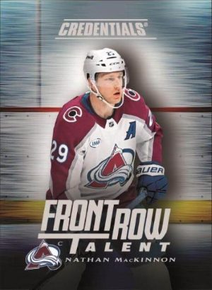 2025-26 Upper Deck Credentials Hockey Front Row Talents Nathan MacKinnon MOCK UP