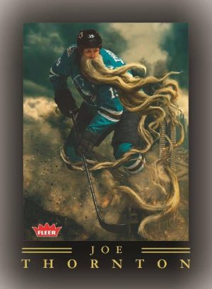 2025-26 Upper Deck Credentials Hockey Pro Visions Legends Joe Thornton MOCK UP