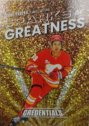 2025-26 Upper Deck Credentials Hockey Sparks of Gretaness Zayne Parekh