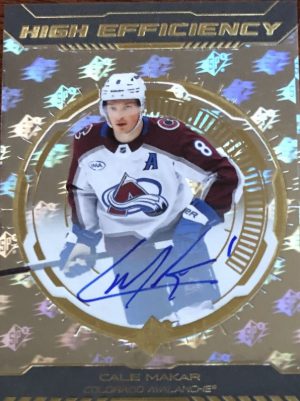 2025-26 Upper Deck SPx Hockey High Efficency Auto Cale Makar