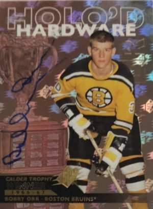 2025-26 Upper Deck SPx Hockey Holo d Hardware Auto Bobby Orr