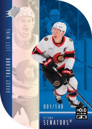 2025-26 Upper Deck SPx Hockey Holoview FX Brady Tkachuk MOCK UP